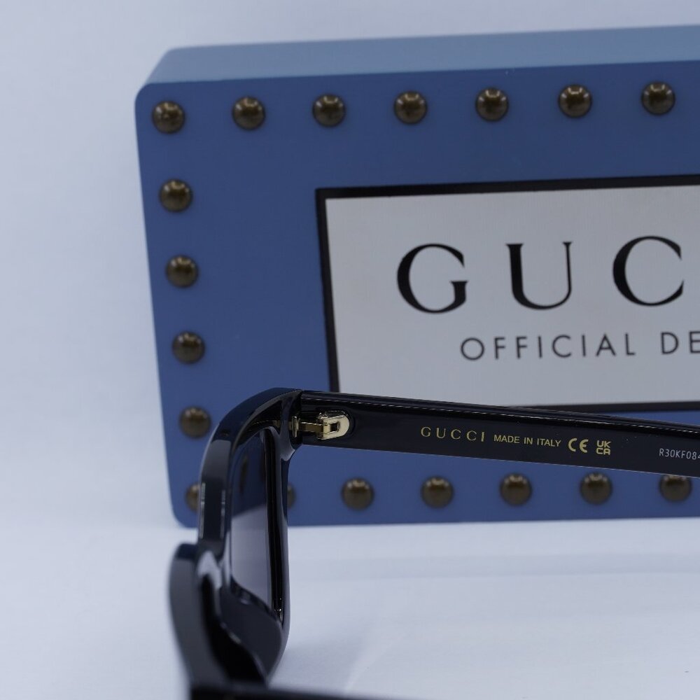 Final Price! Gucci GG1582SK 001 Black Grey Sunglasses - Picture 5 of 10